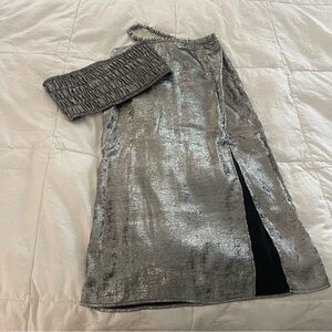 Future Collective Silver Skirt and Top